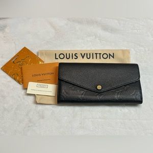 Louis vuitton sarah wallet empreinte